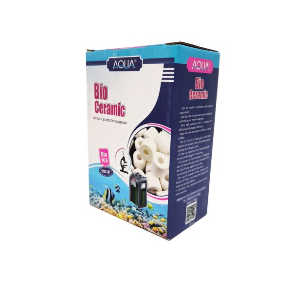 سرامیک آکواریوم آکوا مدل بیو سرامیک کد S03 وزن 500 گرم